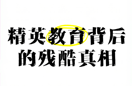 【认知】精英教育的缺陷:疏离人性、虚假自我价值、反智倾向插图 【认知】精英教育的缺陷:疏离人性、虚假自我价值、反智倾向插图